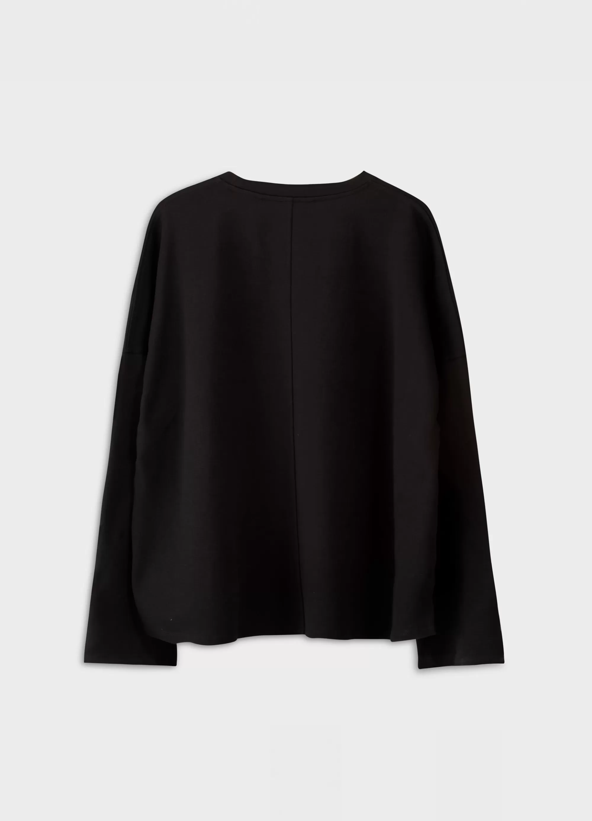 Hot Vagabond BOXY LONG SLEEVE T-SHIRT W Svarttekstil