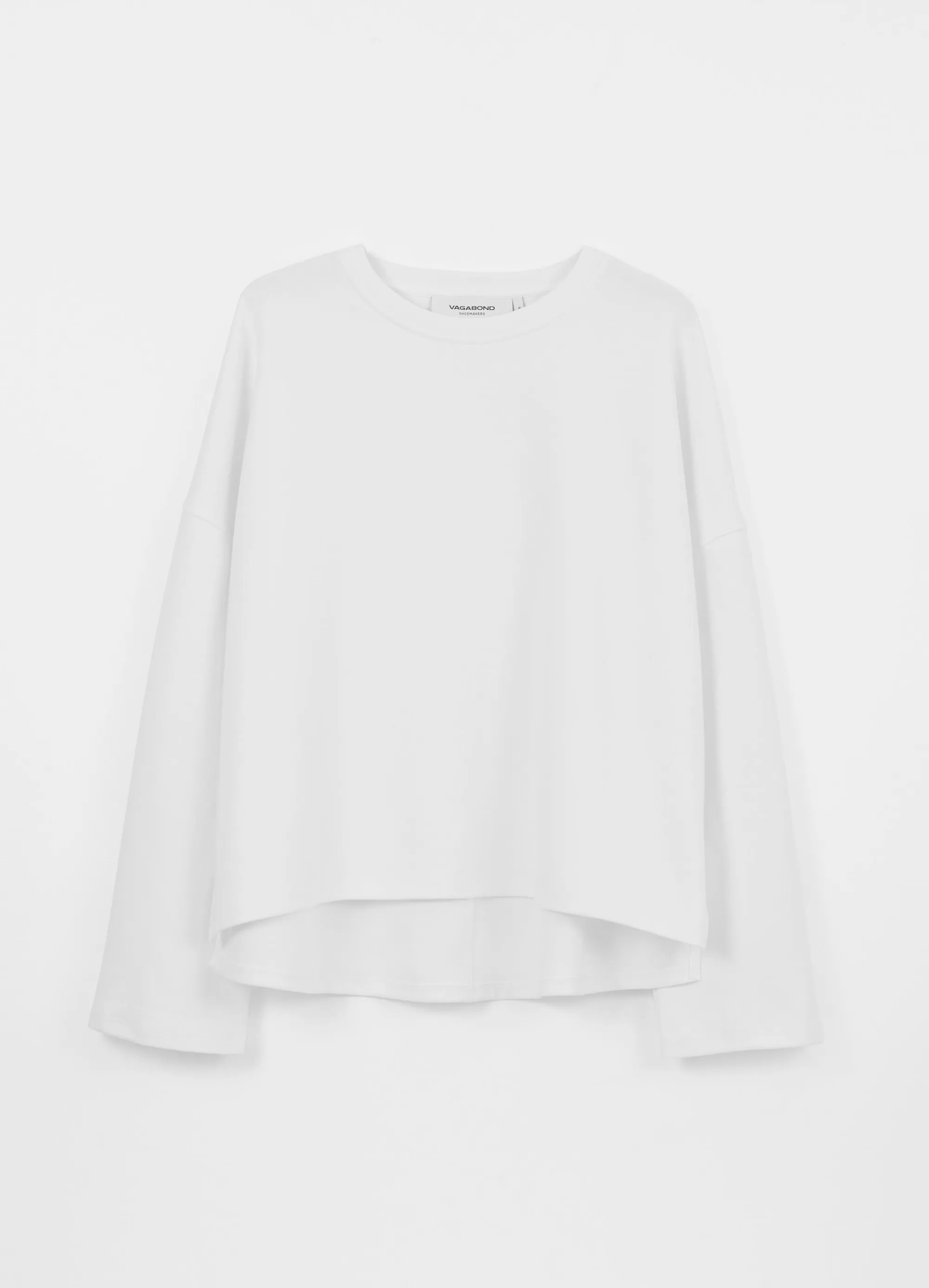 Sale Vagabond BOXY LONG SLEEVE T-SHIRT W Hvittekstil