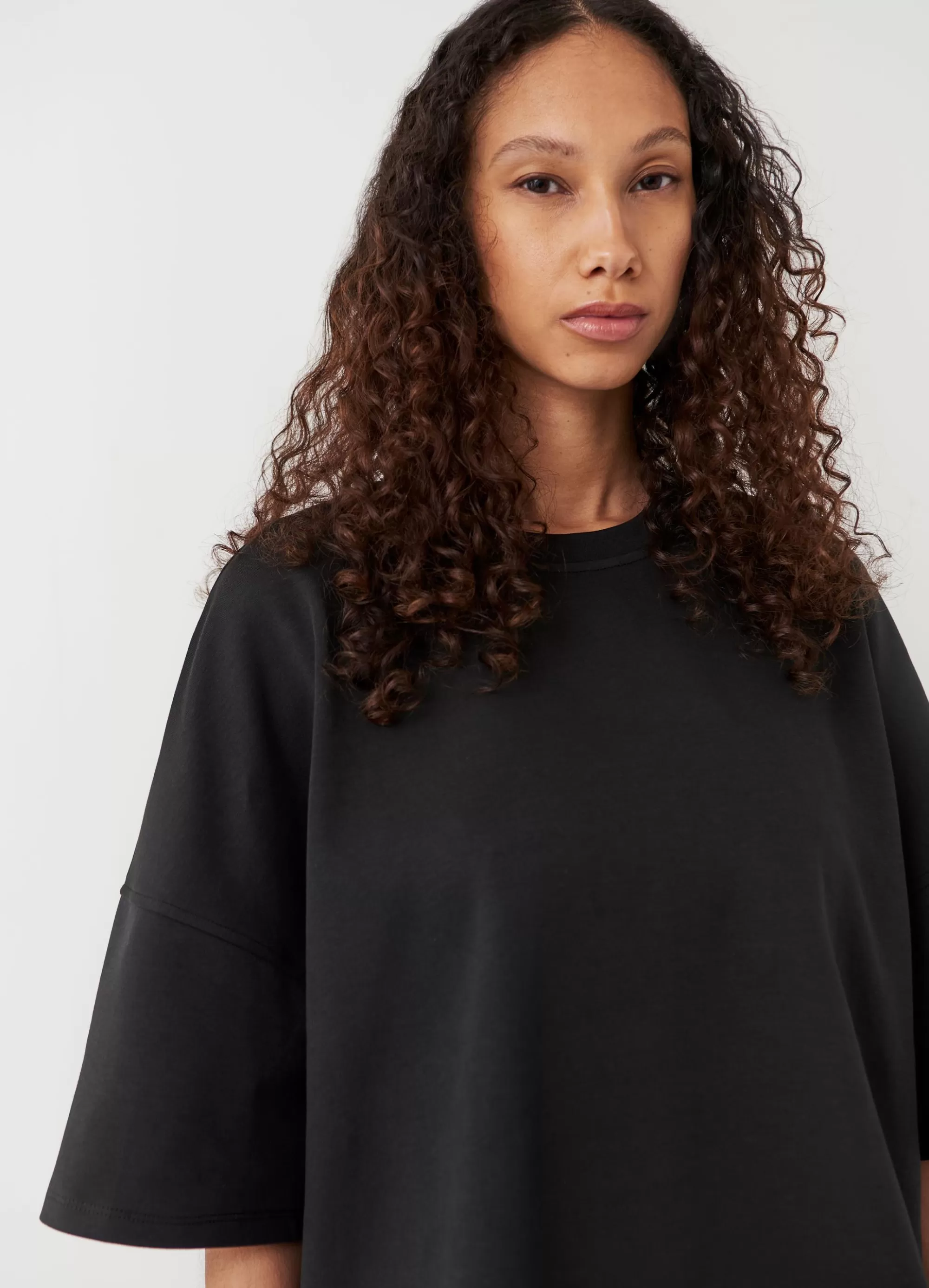 Store Vagabond BOXY T-SHIRT W Svarttekstil