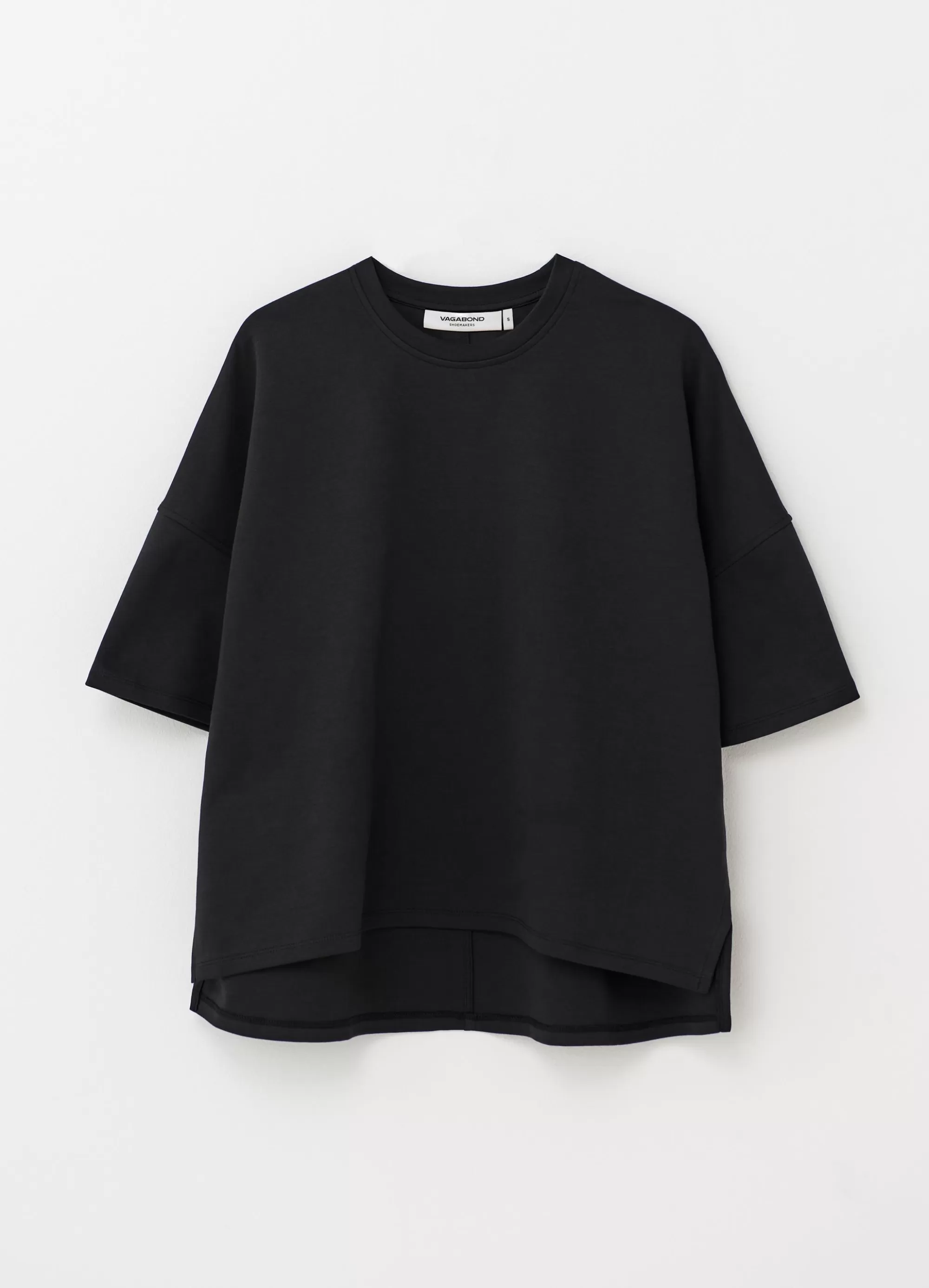 Store Vagabond BOXY T-SHIRT W Svarttekstil