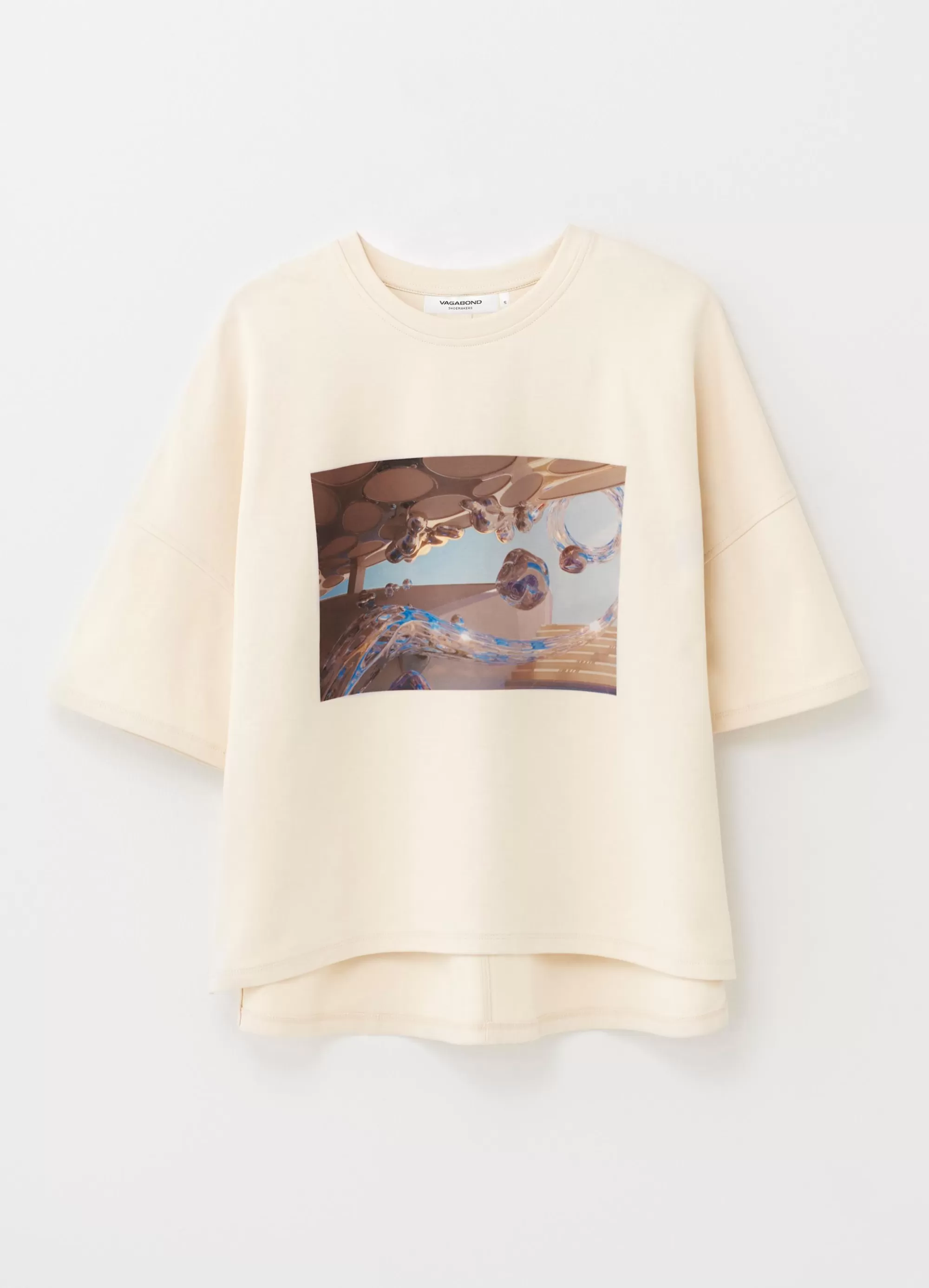 Cheap Vagabond BOXY T-SHIRT X MICKY HO W OffWhitetekstil