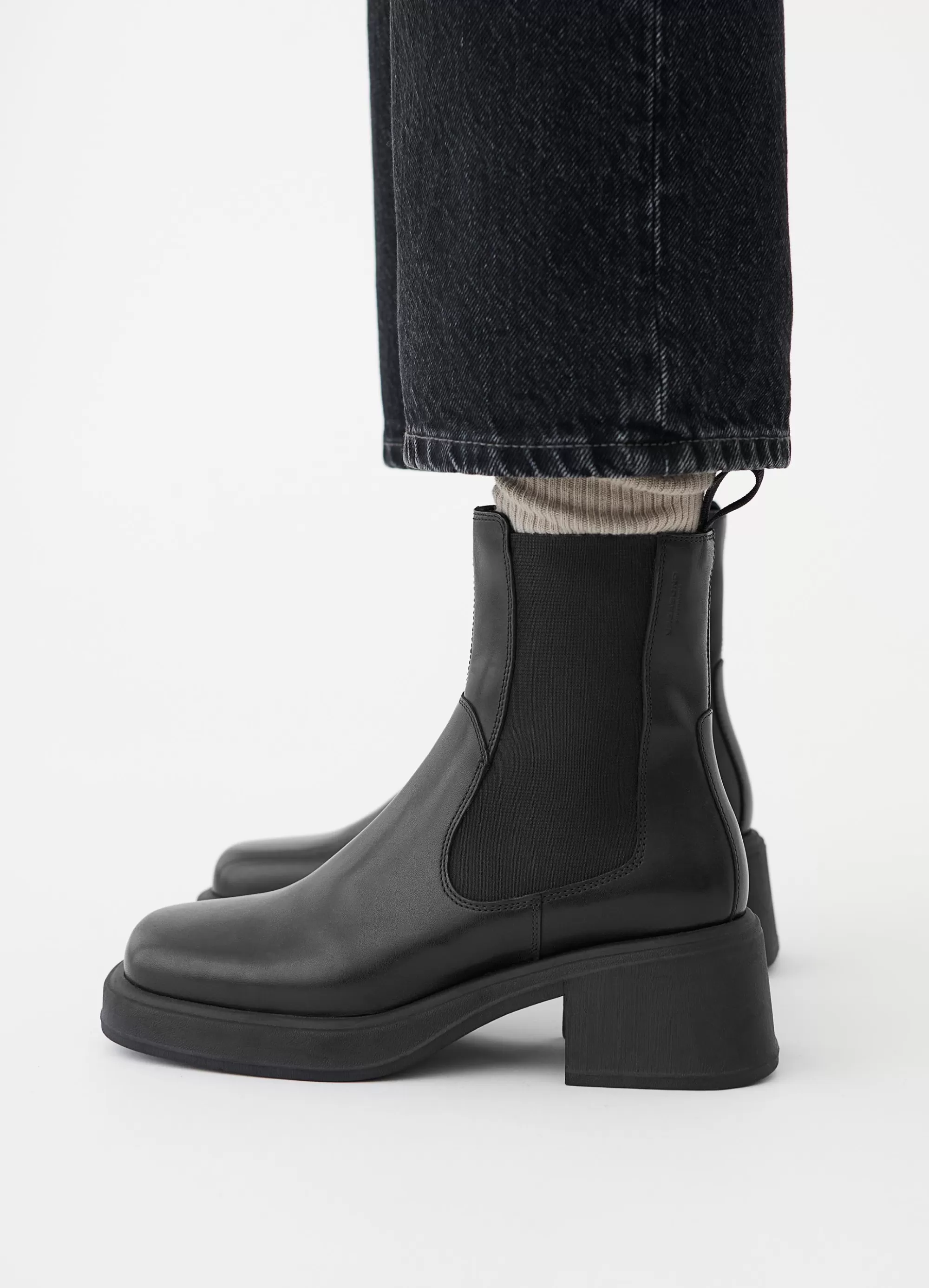 Store Vagabond DORAH BOOTS Svartskinn