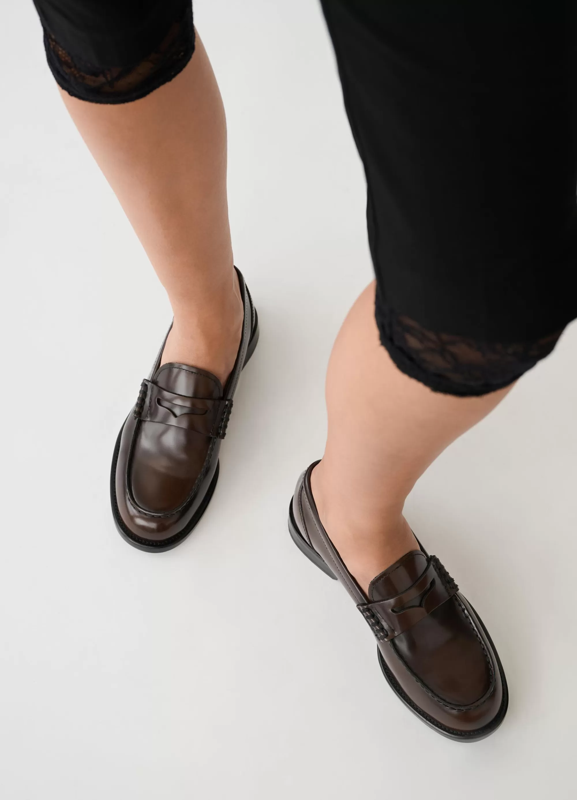 Discount Vagabond NAIMA LOAFER Mørkebrunpolertskinn