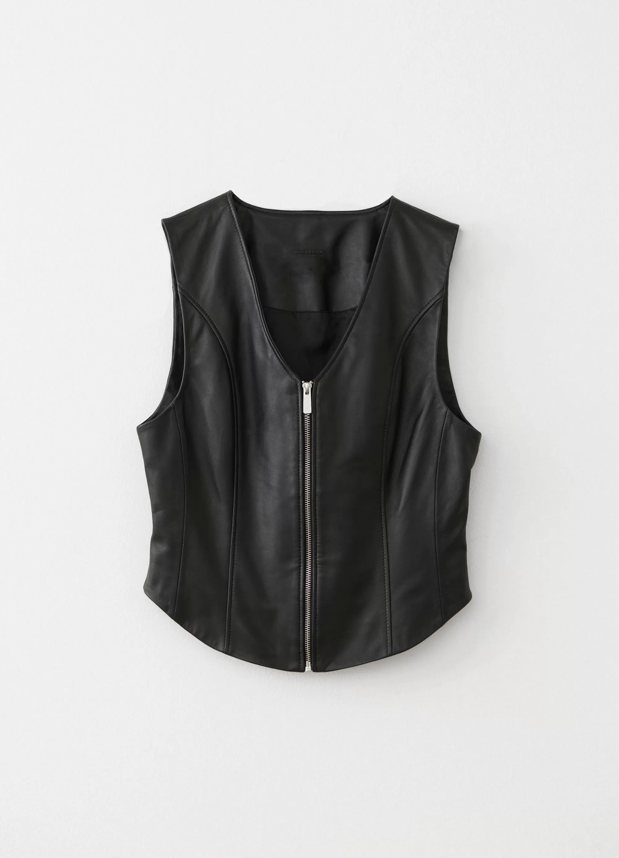 Discount Vagabond THE VEST Svartskinn