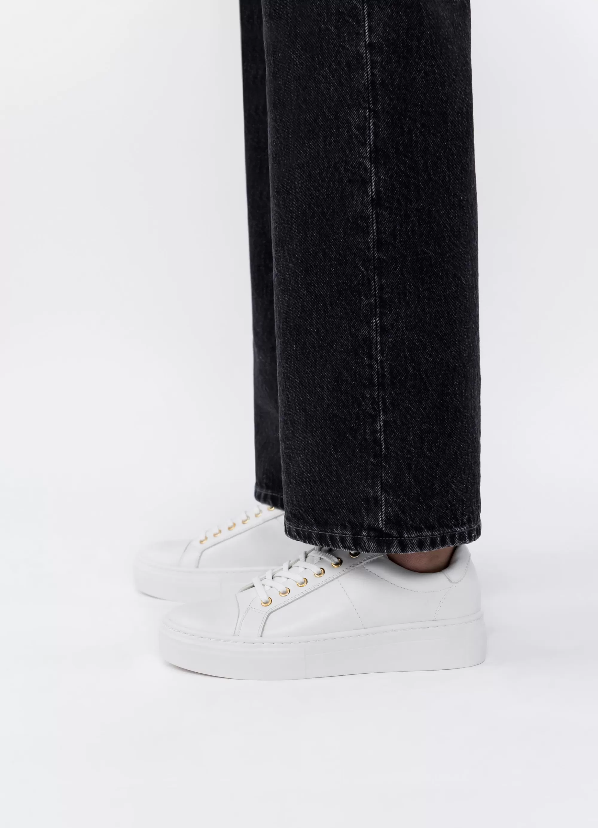 Fashion Vagabond ZOE PLATFORM SNEAKERS Hvitskinn